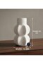 Star-Cornered Bohemian Handmade Special Series Ceramic Vase 26 cm - 5