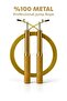 Premium 100% Steel Adjustable Jump Rope Jump Rope Gold - 2