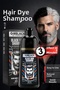 Black Hair Shampoo Hair Blackening Dye Shampoo with Instant Effect 400ml. - 2