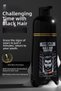 Hair Blackening White Concealing Black Shampoo Effective in 3 Minutes Hair and Beard Shampoo 400ml. - 7