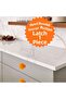 Klc Metal Speckled Round Orange Knob Handle Modern Drawer Handle for Children's Room, Kitchen and Wardrobe - 4