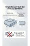 Single 100% Cotton Satin Duvet Cover Set |   Premium Series |   8 Color Options (160X220) - 7