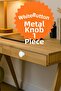 Klc Metal Round White Knob Handle Modern Drawer Handle Knobs for Children's Room, Kitchen and Cabinet - 2