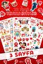 23 April Mini Sticker Set 3 Sheets |   School Event and Gift Sticker |   Children's Day Classroom Gift