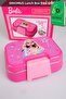 X Dekomus Licensed Extra Glam Collection 2-Tier Stainless Steel Food Container "Dekomus Cep Deft