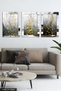 Gold Fish Butterfly Bird 3 Piece Plexi Mirrored Table - 2