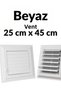 Kl White 25 X 45 cm Ventilation Grille Bathroom Ventilation Grille Wc Chimney Cover Toilet Ventilation Grille Plastic Grille