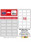 ملصق مكتبي مع كيس 22×32 ملم أبيض OFC-116 (عبوة من 10 قطع) - 2