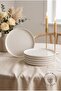 Vera 6 Piece Cake Set White - 4