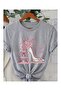 Women's Crew Neck Combed Cotton Paris Printed T-Shirt