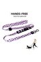 Patterned Recycled Hands Free Leash - 6