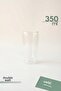 Double-walled borosilicate glass tumbler - 350ml heat-resistant clear glass - 3
