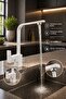 Luxury Premium White Square Kitchen Faucet - 2