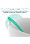 طقم ملاعق تغذية مريح الاستخدام باللونين الأخضر والأبيض، للأطفال من عمر 6 أشهر فما فوق - مع حاوية تخزين كهدية - 5