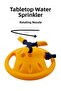 Movable 3-Arm Rotating Garden Sprinkler - Adjustable Lawn Watering Apparatus with Adjustable Plate Plastic Dy6013 - 2