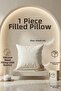 1 Piece Premium Bead Silicone Throw Pillow Inner Cushion 45X45 cm 350 Gr Full Inner Filling That Does Not Collapse - 3