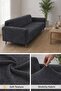 Extra Soft Welsoft Fleece Elastic 3-Seater Sofa Cover Non-Slip Stretchy and Washable Sofa Cover - 3