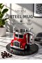 Truck Design Stainless Steel Mug – 3D Decorative Vehicle Mug - 3