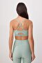 Mint Back Window/Cut Out Detailed Supportive/Shape-Enhancing Strap Knitted Sports Bra Thmss25Ss00010 - 7