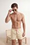 Yellow Tropical Printed Standard Size Swimwear Swim Shorts Tmnss21Ds0021 - 3