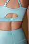 Mint Back Window/Cut Out Detailed Supportive/Shape-Enhancing Strap Knitted Sports Bra Thmss25Ss00010 - 6