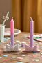 Set of 2 Bow-Shaped Ceramic Candle Holders (Candle Not Included.) Tphss26Sm00004