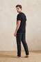 Black Regular/Normal Cut Plaid / Checked Cotton Piece Knitted Pajama Set Tmnss26Pt00048 - 4