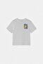 Ecru Printed Knitted Boys' T-Shirt Tkdss26Ts00035 - 4