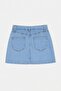 Light Blue 100% Cotton High Waist Denim Shorts Skirt Twoss26Sr00110 - 8
