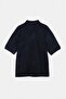 Antrasit Oversize/Geniş Kesim Soluk Efekt %100 Pamuk Polo Yaka T-shirt TMNSS26TS00044 - 7