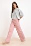 Pembe Cep Detaylı Yüksek Bel Wide Leg Jeans TWOSS26JE00286 - 2
