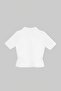 Ekru Peplum/Belden Oturmalı Düğme Detaylı Triko Bluz TWOSS26BZ00158 - 5