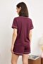 Mürdüm Premium Modal Ribbed Knitted Pajama Set Thmss26Pt00114 - 4