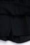 Black Woven Muslin Mini Length Ruffled 100% Cotton Beach Shorts Tbess26Sr00010 - 4