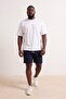 Navy Blue Men's Large Size Shorts & Bermuda Tmnss26Ap00006 - 2