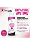 JL 100% Pure Acetone 125ml | Professional Nail Polish Remover for Gel, Acrylic & Varnish Soak Off - 2