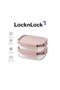 Classic Plus Rectangle Food Container 910ml (PACK of 2) – Pink, Airtight & BPA-Free
