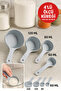 4-Piece Measuring Spoon Set 240-120-80-60 ml |   Flour Sugar Spice Measuring Spoon |   Kitchen Dough Preparation - 3