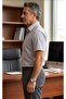 Short Sleeves Pocketed Dakron Fabric Classic Men's Shirt - 2