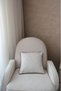 Goff White Throw Pillow Cover (45X45)