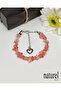 Rose Quartz Broken Natural Stone Lady Bracelet - 3