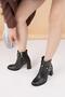 Mddm 1015 Black Buckle Detailed Heeled Women's Boots - 4