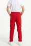 Gabardine Zippered Pocket Boys' Trousers M00790 Red - 4