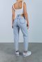 Margaret Snow Blue Mom Jean High Waist Detail Boyfriend Jeans - 7
