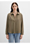 Khaki (Tencel) ™ ) Liyosel Blouse 1211423-87538 - 3