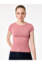 Slim Fit Short Sleeve Crew Neck Cotton T-Shirt - 2