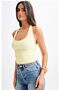 Linich&Co Halter Neckline Butter Crop Top Body - 2