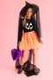 Orange Girl's Tulle Skirt - Miley - 3