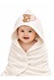 100% Cotton Newborn Baby Swaddle Embroidered Bath Towel