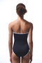New Nicole Strapless Black Swimsuit - 2